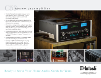 McIntosh C53 - Brochure 